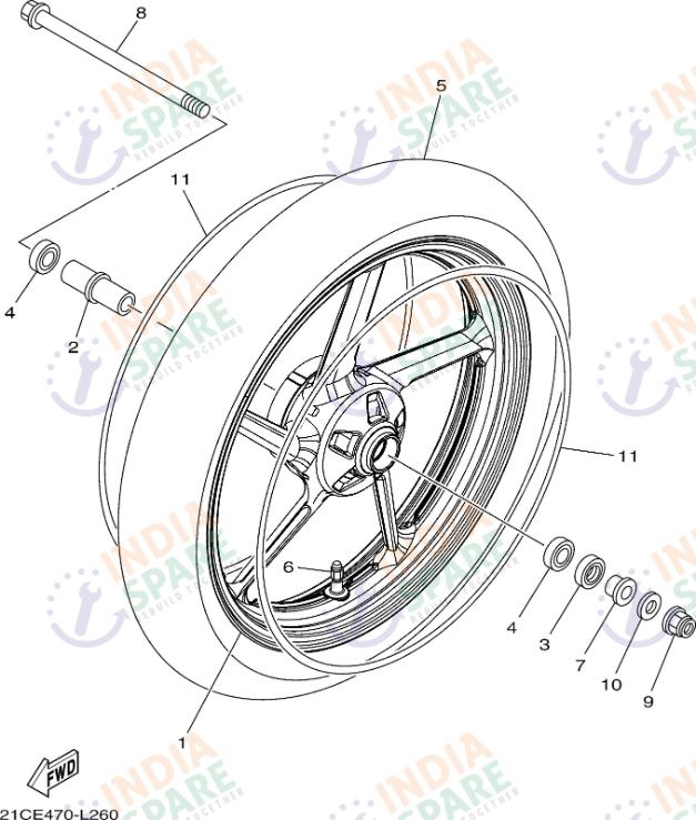 FRONT WHEEL